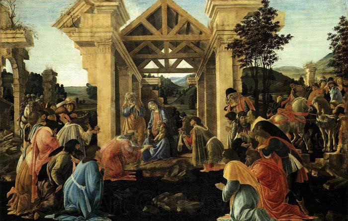 Sandro Botticelli Adoration of the Magi France oil painting art